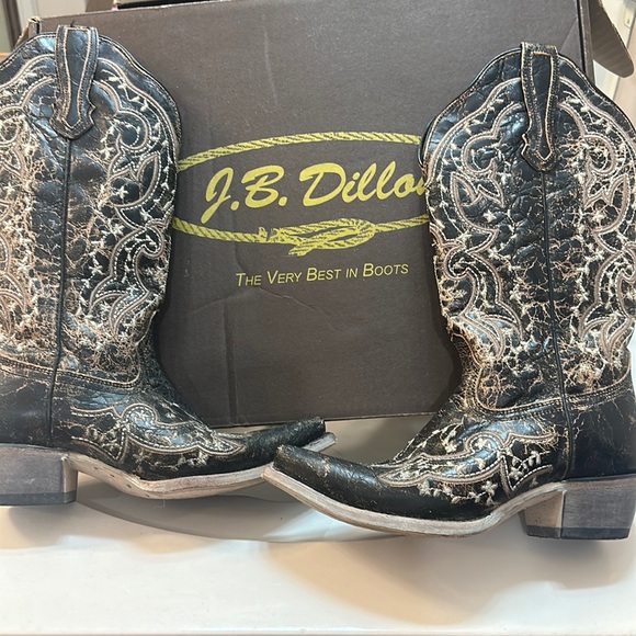 Ladies Leather western boots - Picture 1 of 8